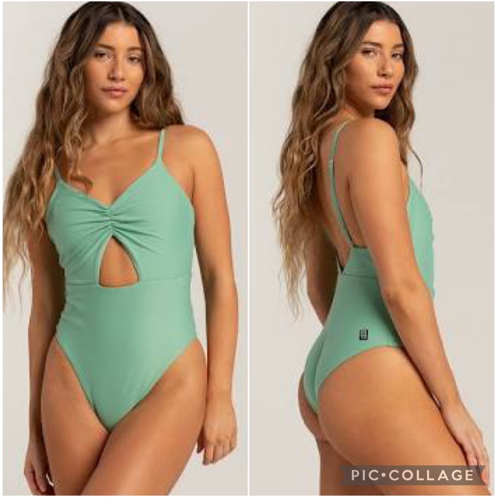 Jolyn Women's One Piece Swimsuit - Mint Green